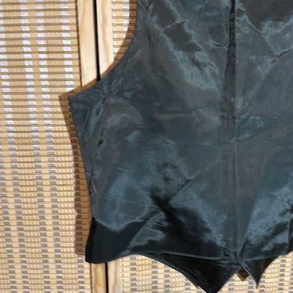 Vintage Men's Two Tone Gray Pinstripe Career Suit Vest No Tags - Picture 13 of 15